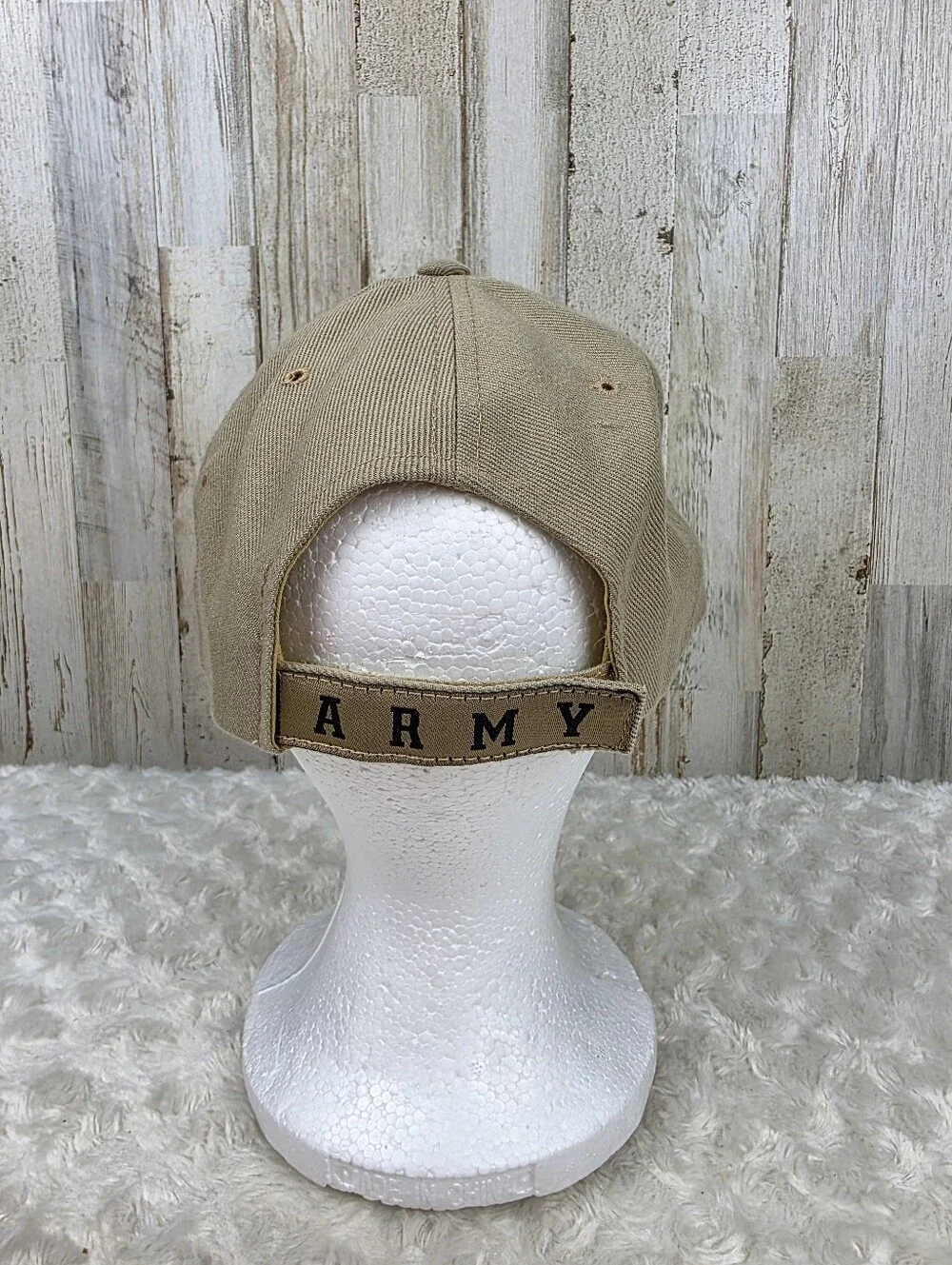 United States Army Embroidered Logo Tan Baseball Cap